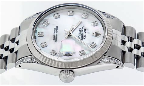 rolex 36mm mother of pearl|Rolex datejust 36mm stainless steel.